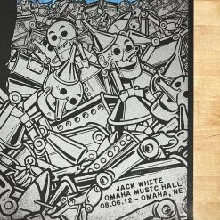 Jack White - 2012 Rob Jones Poster Omaha, NE 13 Jack White - 2012 Rob Jones Poster Omaha, NE