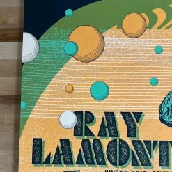 Gig Posters Ray LaMontagne - 2016 Status Serigraph Poster Brooklyn, NY