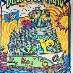 Gregg Gordon Gig Posters Dead & Company - 2021 Gigart Poster Cincinnati, OH Riverbend
