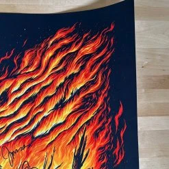 Colorado Umphrey's McGee - 2019 Peter Schaw Poster Red Rocks, Morrison, CO AUTOGRAPHED