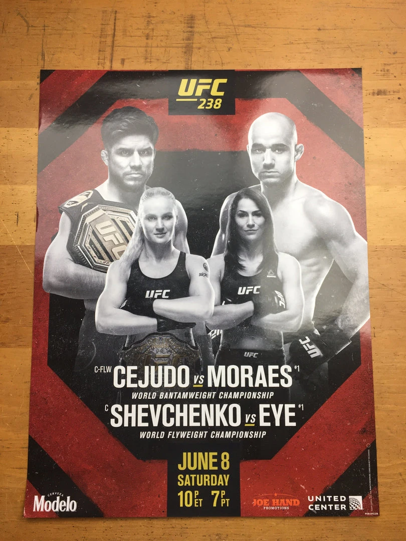 Sold Out Posters Boxing - 2019 Poster Cejudo Vs Moraes; Shevchenko Vs Eye 4 Sold Out Posters Boxing - 2019 Poster Cejudo Vs Moraes; Shevchenko Vs Eye
