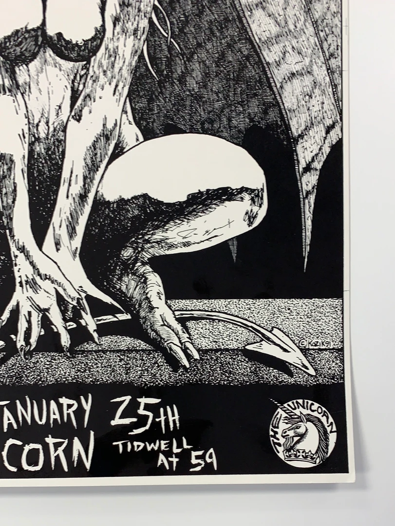 Gig Posters Slayer - 1991 Frank Kozik Poster Houston, TX The Unicorn 7 Gig Posters Slayer - 1991 Frank Kozik Poster Houston, TX The Unicorn