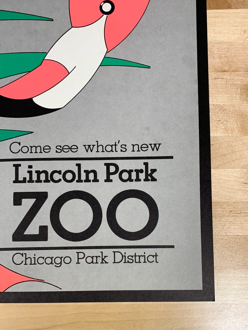 Sold Out Posters Lincoln Park Zoo - 1970's Art Print Poster Original Vintage 7 Sold Out Posters Lincoln Park Zoo - 1970's Art Print Poster Original Vintage