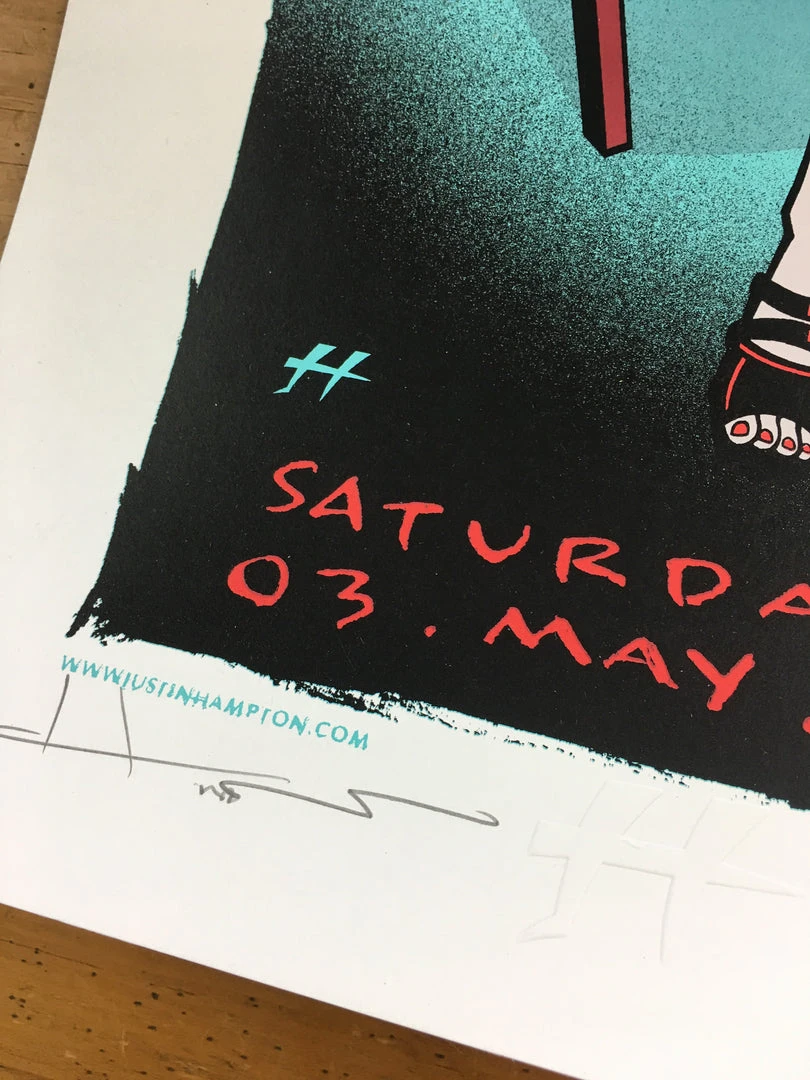 Queens Of The Stone Age - 2008 Justin Hampton Poster Calgary, CAN Calgary Stampe 6 Queens Of The Stone Age - 2008 Justin Hampton Poster Calgary, CAN Calgary Stampe