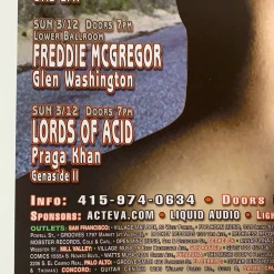 Greg Coiner Gig Posters MHP 87 Lords Of Acid, Flaming Lips - 2000 Poster Maritime Hall San Fran 1st 13 Greg Coiner Gig Posters MHP 87 Lords Of Acid, Flaming Lips - 2000 Poster Maritime Hall San Fran 1st