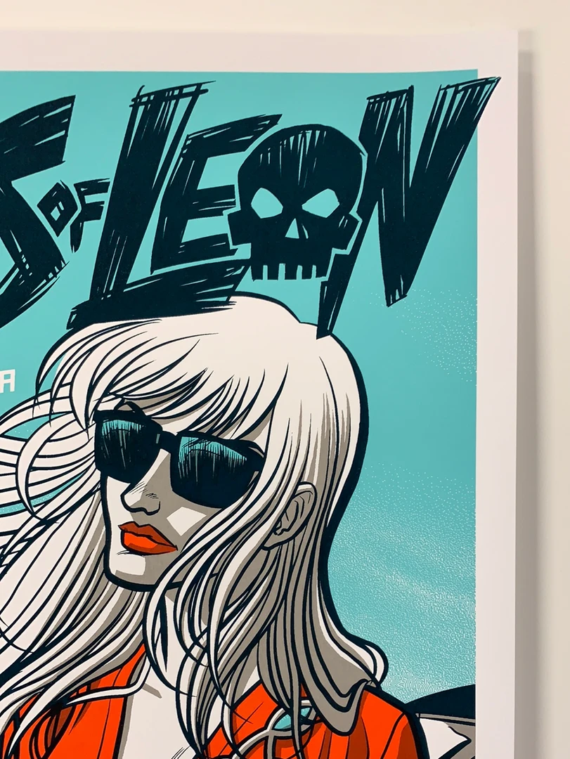 Kings Of Leon - 2017 Robert Wilson Poster Pittsburgh, PA Keybank Pav Gig Posters 6 Kings Of Leon - 2017 Robert Wilson Poster Pittsburgh, PA Keybank Pav Gig Posters