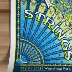 Half Hazzard Press Billy Strings - 2021 Half Hazard Poster Louisville, KY 5/21 Gig Posters