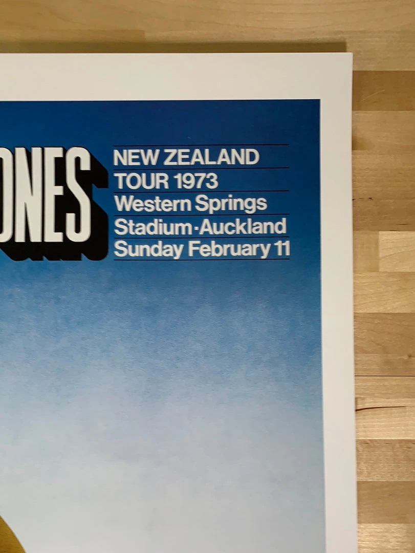 Gig Posters Rolling Stones - 1973 Ian McCausland Poster Auckland, NZ 6 Gig Posters Rolling Stones - 1973 Ian McCausland Poster Auckland, NZ
