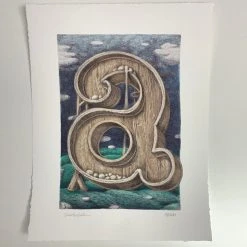 Letter A - 2021 David Welker Poster, Art Print Art Prints