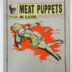 Meat Puppets - 2015 Fugscreens Studios Poster Phoenix, Flagstaff, AZ Gig Posters