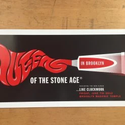 Queens Of The Stone Age - 2013 Kii Arens Poster Brooklyn New York QOTSA 11 Queens Of The Stone Age - 2013 Kii Arens Poster Brooklyn New York QOTSA