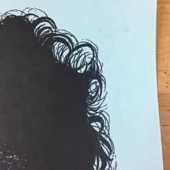 Bob Dylan The Rolling Stone - 2014 Brian Methe Art Print Blue Variant