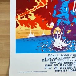 Beastie Boys - 1999 Dillon Naylor Poster 2nd Edition Australian Tour Gig Posters