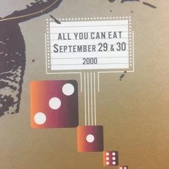 Gig Posters Phish - 2000 Jager Kemp Poster Las Vegas, NV Thomas And Mack Center