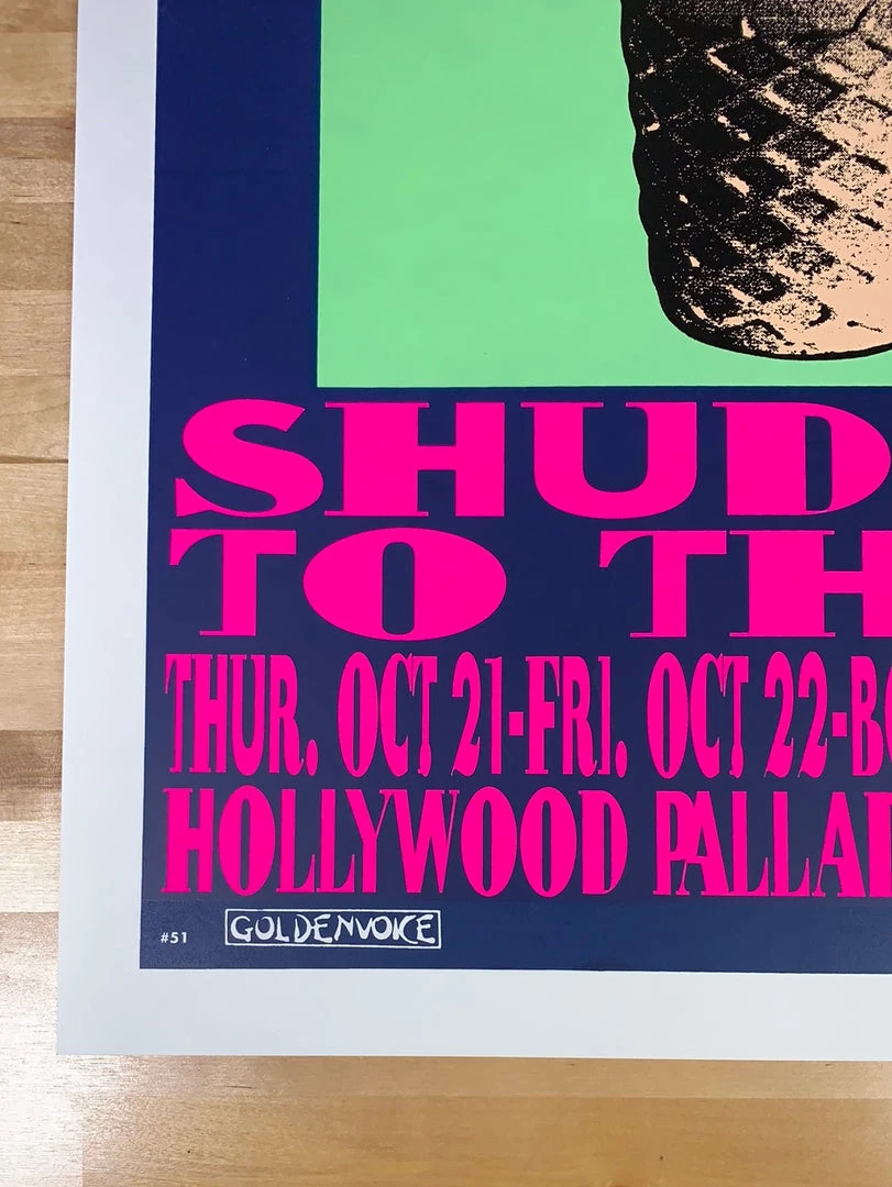 TAZ Gig Posters Smashing Pumpkins - 1993 T.A.Z. Poster Hollywood, CA Palladium 1st Ed 8 TAZ Gig Posters Smashing Pumpkins - 1993 T.A.Z. Poster Hollywood, CA Palladium 1st Ed