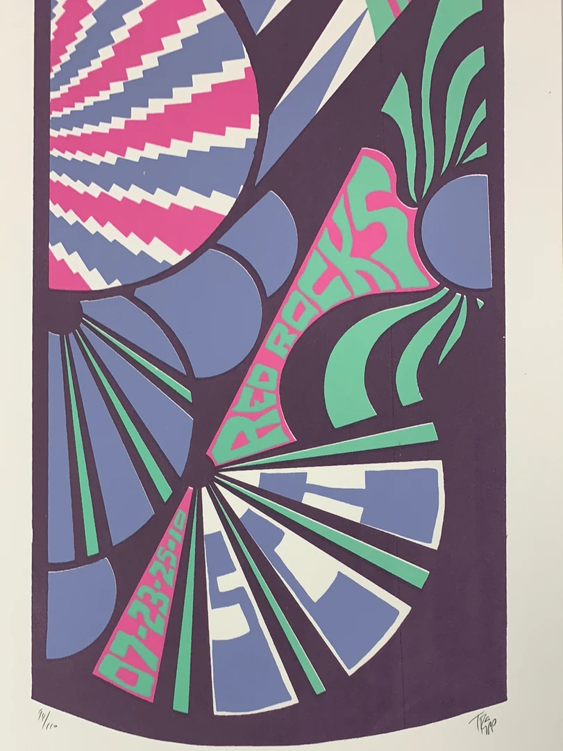 Colorado String Cheese Incident - 2010 Tripp Poster Red Rocks Morrison, CO 1st 3 Colorado String Cheese Incident - 2010 Tripp Poster Red Rocks Morrison, CO 1st