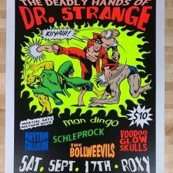 TAZ Deadly Hands Of Dr. Strange - 1994 T.A.Z. Poster Boston, MA 1st Ed Gig Posters