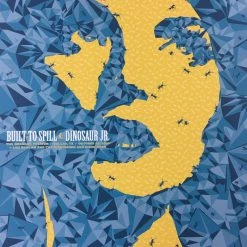 Built To Spill, Dinosaur Jr. - 2009 Todd Slater Poster Dallas, Tx Granada Theate Gig Posters