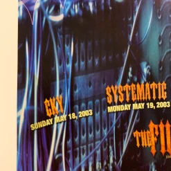Metallica - 2003 Poster Rex Ray Fillmore Auditorium San Fran 1st Gig Posters 13 Metallica - 2003 Poster Rex Ray Fillmore Auditorium San Fran 1st Gig Posters