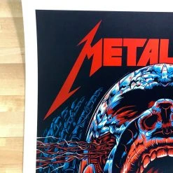 Metallica - 2008 Ken Taylor Poster Tulsa, OK BOK Center