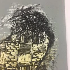 Urban Corvus - 2009 Dan Grzeca Poster Art Print Asphalt Grey Art Prints