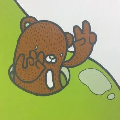 Pear Bear - 2008 Mike Budai Poster Art Print Art Prints