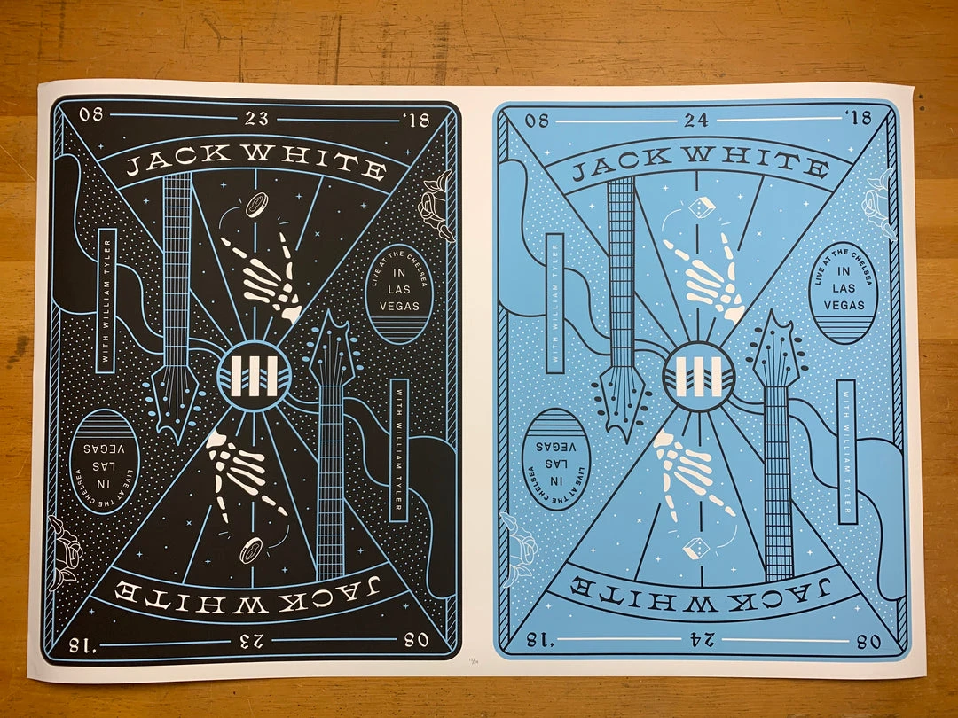 Jack White - 2018 Matthew Jacobson Poster Las Vegas, NV The Chelsea Uncut 9 Jack White - 2018 Matthew Jacobson Poster Las Vegas, NV The Chelsea Uncut