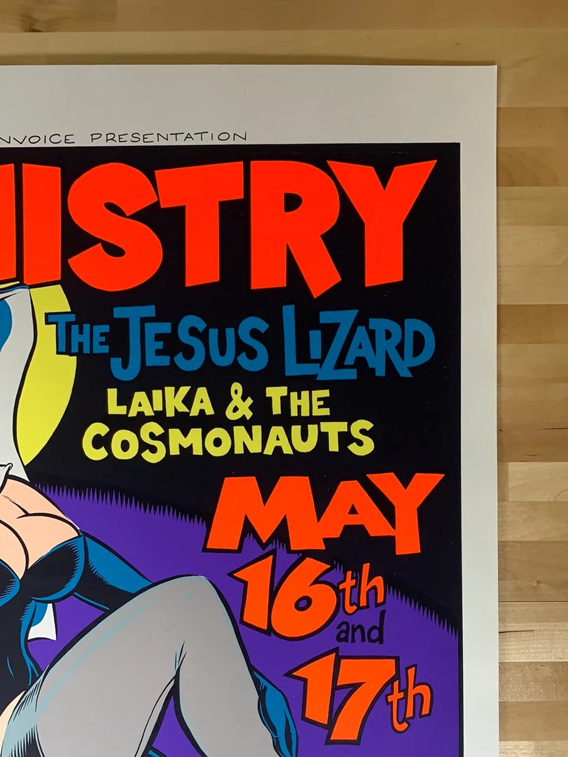 Ministry - 1996 Chris Coop Poster Los Angeles, CA The Palladium 6 Ministry - 1996 Chris Coop Poster Los Angeles, CA The Palladium