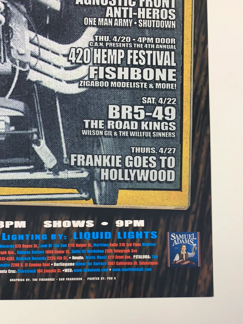 Ron Donovan MHP 89 Method Man Redman - 2000 Poster Maritime Hall San Fran 1st 7 Ron Donovan MHP 89 Method Man Redman - 2000 Poster Maritime Hall San Fran 1st