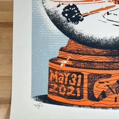 Ben Harper - 2021 Furturtle Show Prints Poster Red Rocks Morrison, CO
