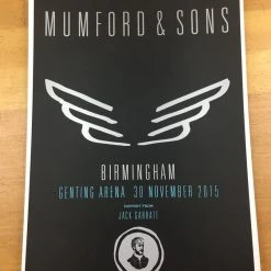 Sold Out Posters Mumford & Sons - 2015 Poster Birmingham, England, UK Genting Arena Gig Posters