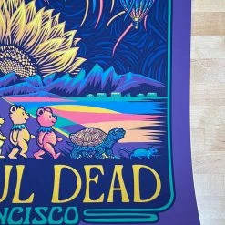 Grateful Dead - 2021 Todd Slater Poster San Francisco, CA Variant Gig Posters