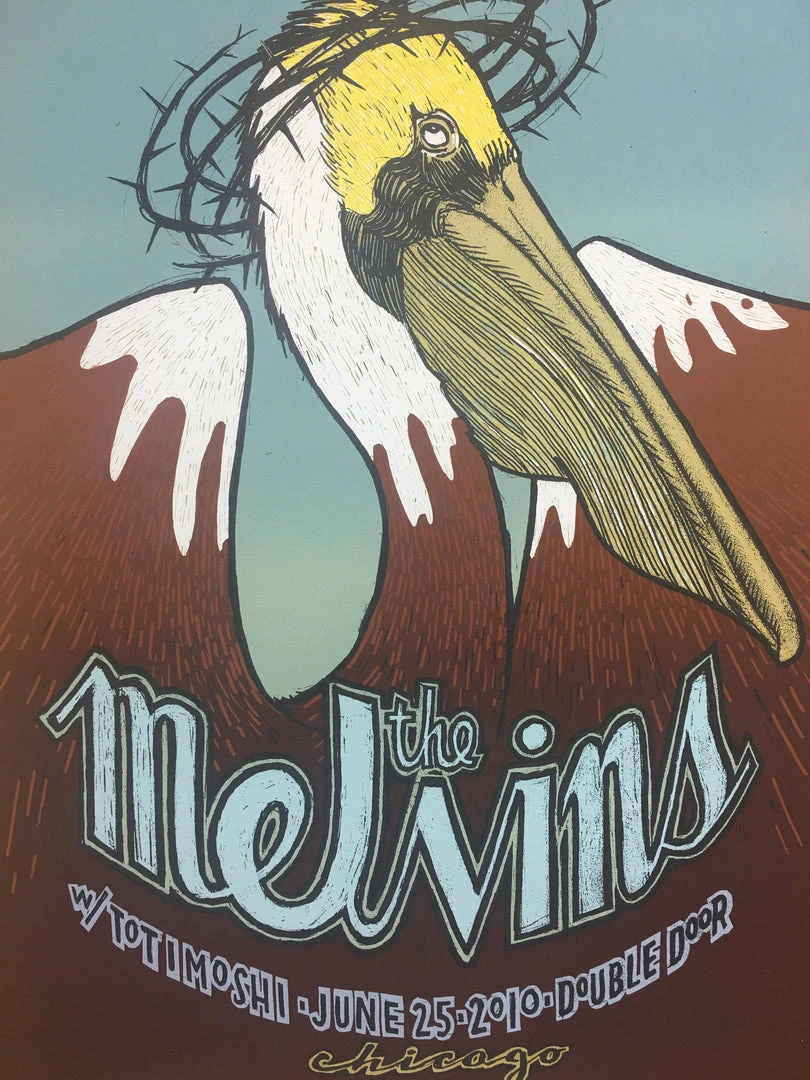 The Melvins - 2010 Jay Ryan Poster Chicago, IL Double Door 3 The Melvins - 2010 Jay Ryan Poster Chicago, IL Double Door
