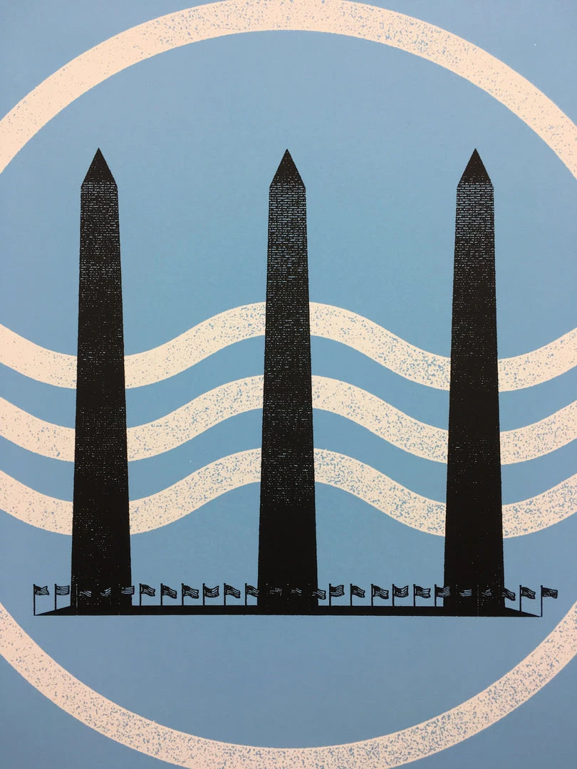 Jack White - 2018 Matthew Jacobson Poster Washington, DC The Anthem Night 2 4 Jack White - 2018 Matthew Jacobson Poster Washington, DC The Anthem Night 2