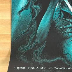 Metallica - 2019 Sara Deck Poster Barcelona, Spain Gig Posters