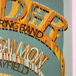 Sold Out Posters Colorado Yonder Mountain String Band - 2010 Poster Red Rocks Morrison, CO