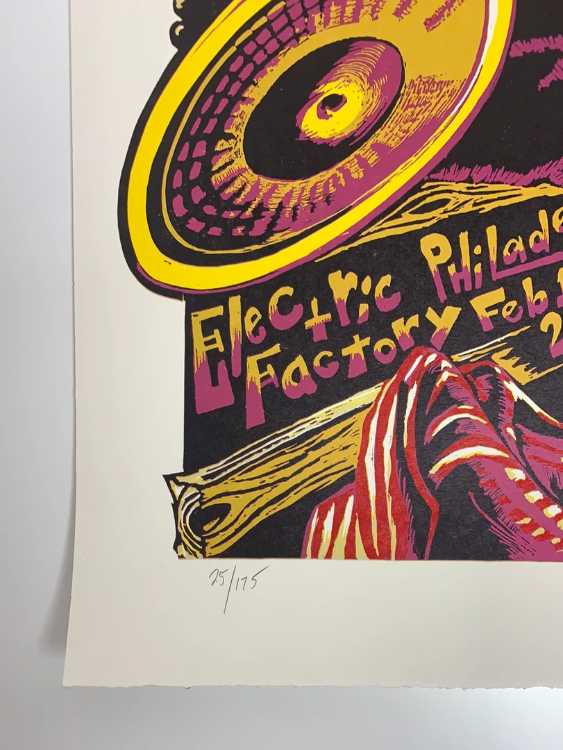 Umphrey's McGee 2012 - AJ Masthay Poster Philadelphia, PA 8 Umphrey's McGee 2012 - AJ Masthay Poster Philadelphia, PA