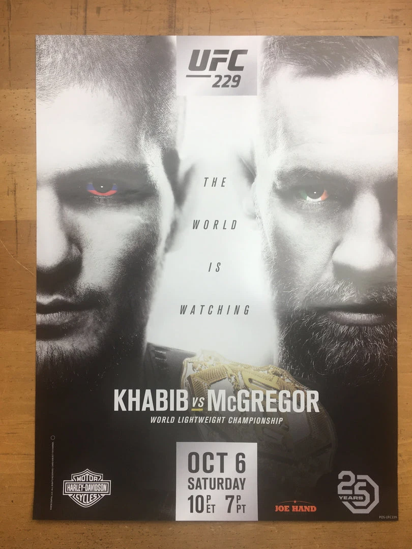 Sold Out Posters UFC 229 - 2018 Poster Khabib Vs McGregor 4 Sold Out Posters UFC 229 - 2018 Poster Khabib Vs McGregor