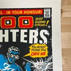 Foo Fighters - 2015 Chris Hopewell Poster Slane, Ireland