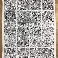 Sentient Factory Line Art - 2016 David Welker Poster, New York, Art Art Prints