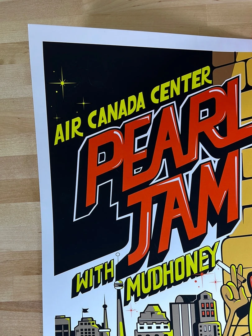 Pearl Jam - 2011 Dabs Myla Poster Toronto, ON CAN 5 Pearl Jam - 2011 Dabs Myla Poster Toronto, ON CAN