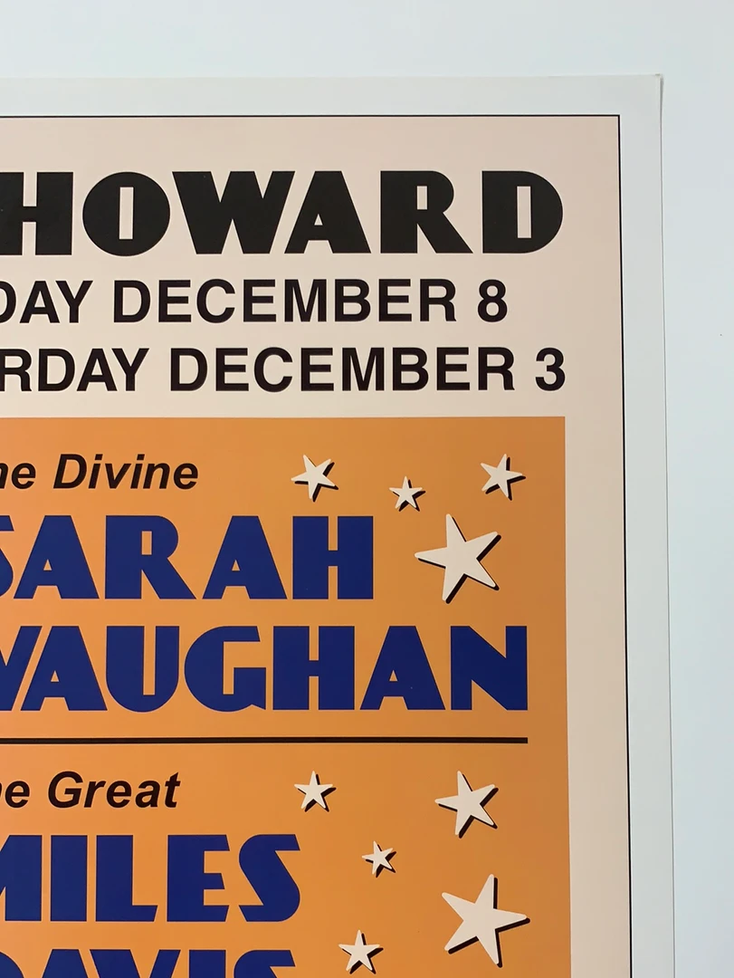 Miles Davis - 1960 Dennis Loren Repro Poster Washington DC 6 Miles Davis - 1960 Dennis Loren Repro Poster Washington DC