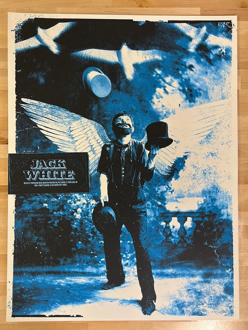 Jack White - 2012 The Silent Giants Poster Portland, OR AP Gig Posters 4 Jack White - 2012 The Silent Giants Poster Portland, OR AP Gig Posters