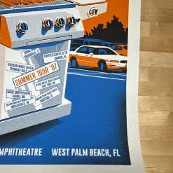 Methane Studios Dave Matthews Band - 2007 Methane Poster West Palm Beach, FL 12 Methane Studios Dave Matthews Band - 2007 Methane Poster West Palm Beach, FL