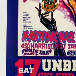 Jim Phillips FD/ID 8 Pele Juju - 1996 Poster Maritime Hall San Fran 1st