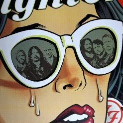 Foo Fighters - 2020 Brian Ewing Poster Cincinnati, OH AP 15 Foo Fighters - 2020 Brian Ewing Poster Cincinnati, OH AP