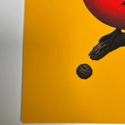 Fat Bird - 2020 Mike Mitchell Poster Yellow Fronted Woodpecker Yellow Variant