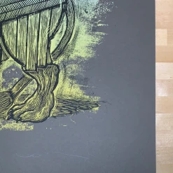 Serengeti Ghost - 2009 Dan Grzeca Poster Art Print Dark Brown