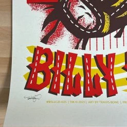 Gig Posters Billy Strings - 2021 Furturtle Show Prints Poster Schaumburg, IL 6/11