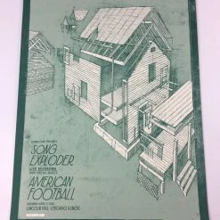 American Football/Song Exploder - 2015 Landland Poster Chicago, IL Lincoln Hall